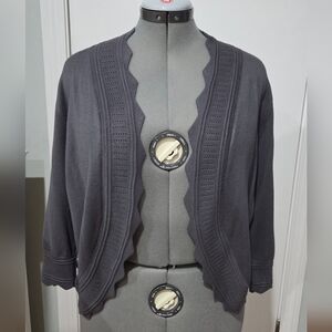Elegant Gray Women's Sweater